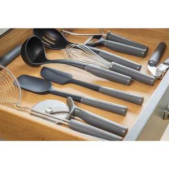 Лопатка силіконова KitchenAid Coreline, 34 см, сірий (KAS030OHCGG), купити в Україні, найкраща ціна – KitchenAid - Фото 7