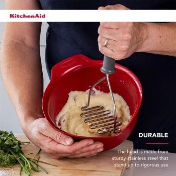 Прес для картоплі KitchenAid Coreline, 25,7 см, сірий (KAS008OHCGG), купити в Україні, найкраща ціна – KitchenAid - Фото 2
