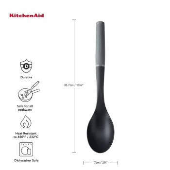 Ложка для сервіровки KitchenAid Coreline, 34 см, сірий (KAS003OHCGG), купити в Україні, найкраща ціна – KitchenAid - Фото 7