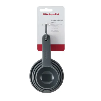 Набір мірних ковшиків KitchenAid Coreline, 4 шт, сірий (KQG058OHCGG), купити в Україні, найкраща ціна – KitchenAid - Фото 4
