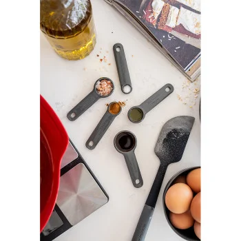 Набір мірних ложок KitchenAid Coreline, 5 шт, сірий (KQG057OHCGG), купити в Україні, найкраща ціна – KitchenAid - Фото 9