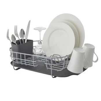 Підставка для сушки посуду KitchenAid Sinkware, 44 x 31 x 16,5 см, сірий (KEG197OSGR), купити в Україні, найкраща ціна – KitchenAid - Фото 2
