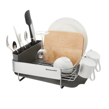 Підставка для сушки посуду KitchenAid Sinkware, 41 x 33 x 17 см, сірий (KEG895BXCGA), купити в Україні, найкраща ціна – KitchenAid - Фото 2