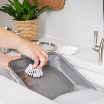 Щітка для миття посуду KitchenAid Sinkware, 9 см, білий (KEG195OSBA), купити в Україні, найкраща ціна – KitchenAid - Фото 2