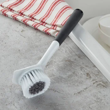 Набір щіток для чищення посуду KitchenAid Sinkware, 2 шт, 29,5 см, чорно-білий (KEG875OHBA), купити в Україні, найкраща ціна – KitchenAid - Фото 6