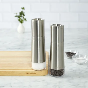 Набір млинків для солі та перцю KitchenAid Universal, 2 шт, 20,3 см, сріблястий (KOG988OSSSA), купити в Україні, найкраща ціна – KitchenAid - Фото 4