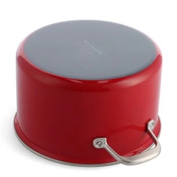 Набір посуду KitchenAid Steel Core, 8 предметів, 16/20/24 см, 1,3/3,7/6 л, червоний (CC004920-001), купити в Україні, найкраща ціна – KitchenAid - Фото 5