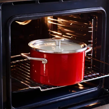 Набір посуду KitchenAid Steel Core, 10 предметів, 16/18/20/24 см, 1,3/2/3,7/6 л, червоний (CC004921-001), купити в Україні, найкраща ціна – KitchenAid - Фото 4