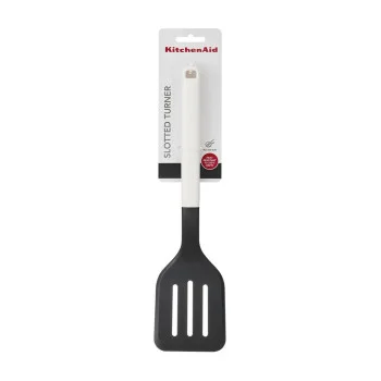Лопатка з прорізами KitchenAid Classic, 34 см, білий (KHA002OHPNG), купити в Україні, найкраща ціна – KitchenAid - Фото 1