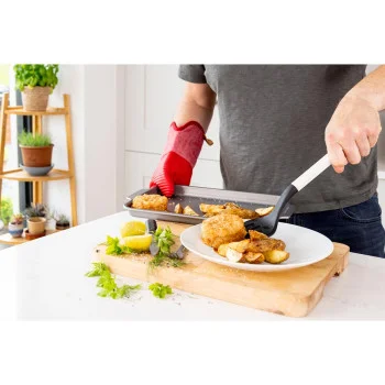 Лопатка з прорізами KitchenAid Classic, 34 см, білий (KHA002OHPNG), купити в Україні, найкраща ціна – KitchenAid - Фото 3