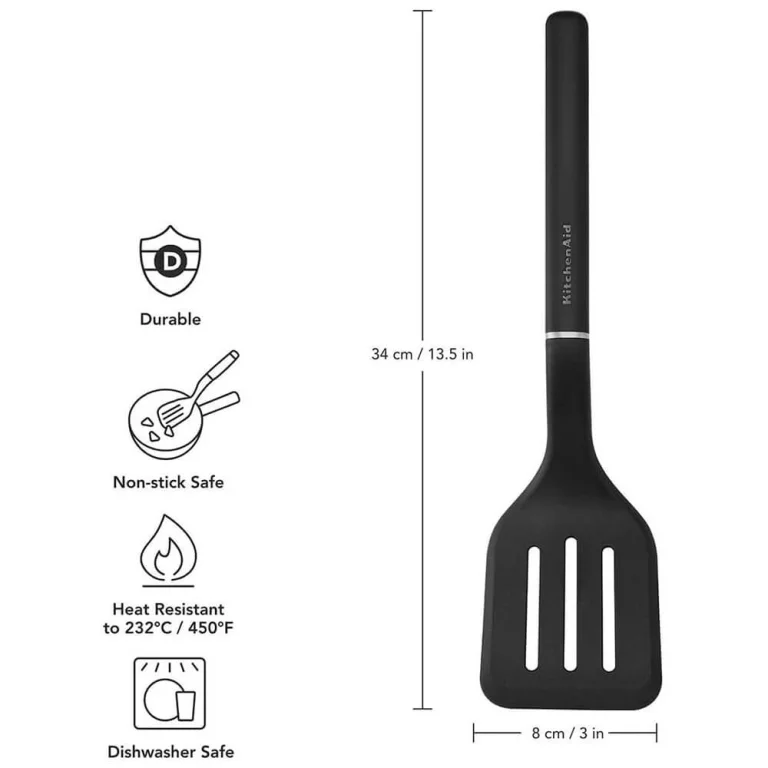Лопатка з прорізами KitchenAid Classic, 34 см (KHH002OHOBEG)