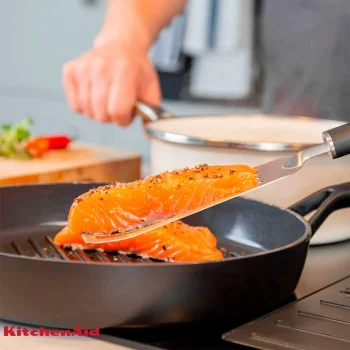 Лопатка з прорізами KitchenAid Classic, 32 см, чорний (KHH024OHOBEG), buy in Ukraine, the best price - KitchenAid - Фото 2