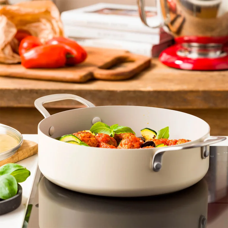 Сотейник з кришкою 28 см KitchenAid Aluminium Ceramic (CC010433-001)