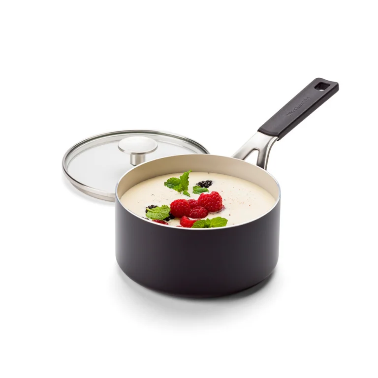 Ківш з кришкою 16 см KitchenAid Aluminium Ceramic (CC009728-001)