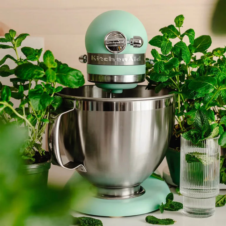 Кухонна машина KitchenAid Artisan 4,7 л 5KSM195PSESD з відкидним блоком, свіжа м'ята, купить в Украине, лучшая цена – KitchenAid - Фото 26