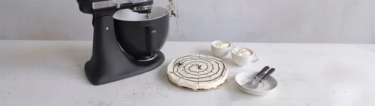 Halloween Cheesecake with a Spider Web - Фото 12